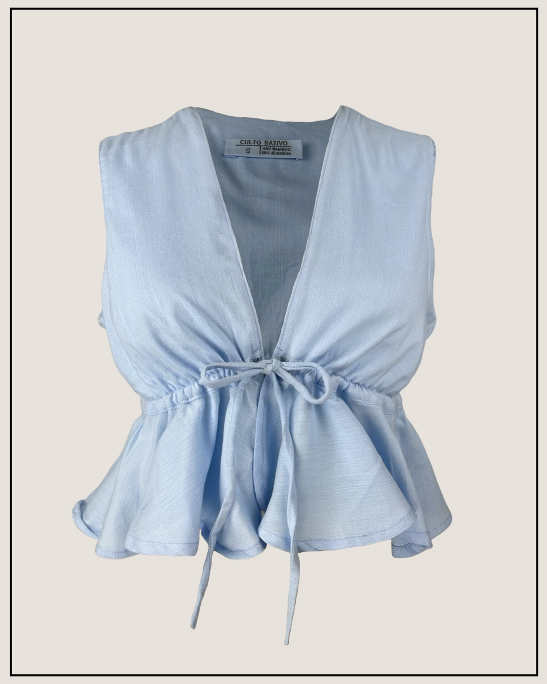 Venus Top in Sky Blue