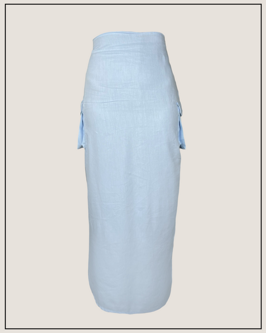 Muse Skirt in Sky Blue